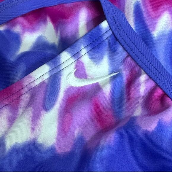 Nike Tie-Dye Tankini Top - Size 10 - Picture 3 of 5